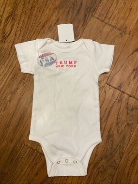 Trump New York baby onesie 0-3 months